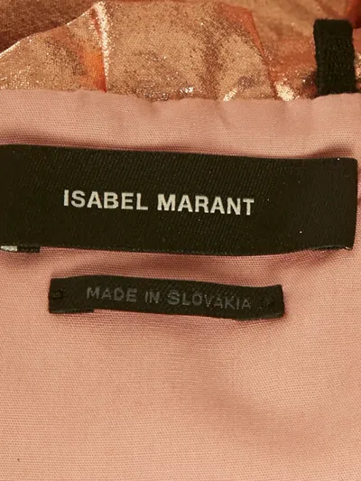 Pre-owned Isabel Marant Vintage One-shoulder Ruched Mini Dress In Pink