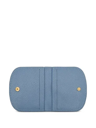 Longchamp Épure Card Holder In Blue