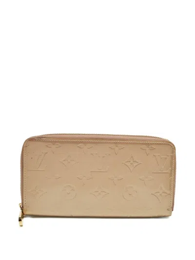 Pre-owned Louis Vuitton 2012 Zippy Leather Wallet In Neutral