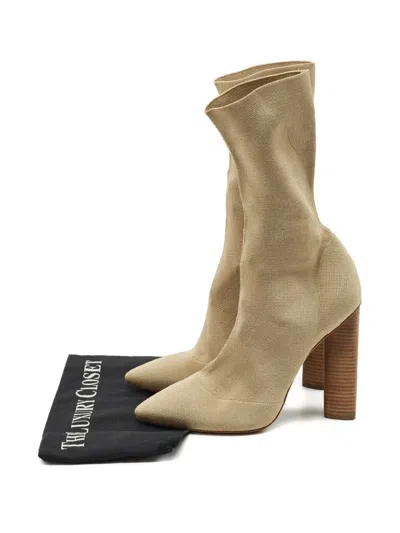 Pre-owned Adidas Originals Season 2 Boots In Neutral