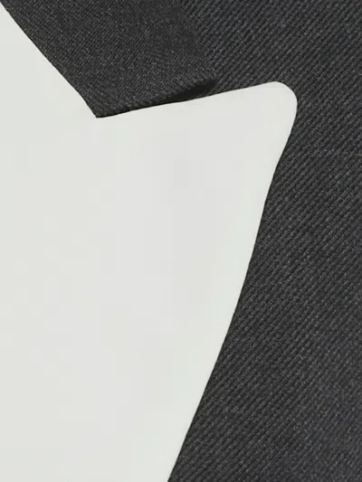 Pre-owned Sandro Crepe Double-breasted Blazer In Gray