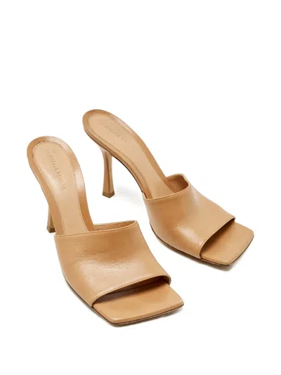 Pre-owned Bottega Veneta Leather Sandals In Neutral