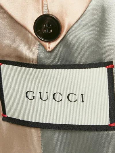 Pre-owned Gucci Single-breasted Blazer In Gray