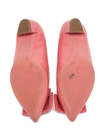 Pre-owned Roger Vivier Vintage Gommettine Pointed-toe Pumps In Pink
