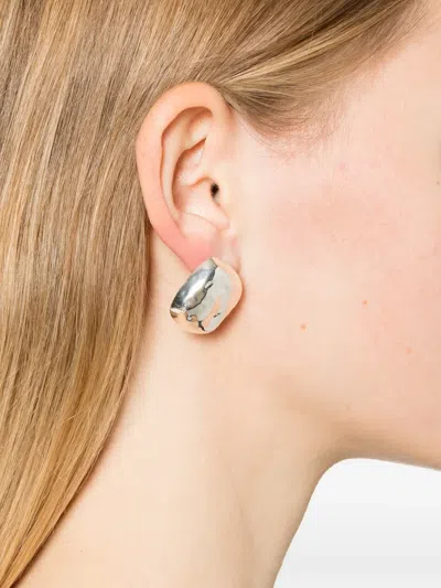Dehanche Square-shape Earrings In White