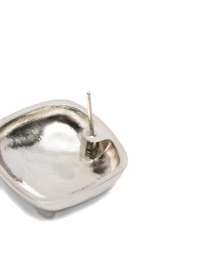 Dehanche Square-shape Earrings In White
