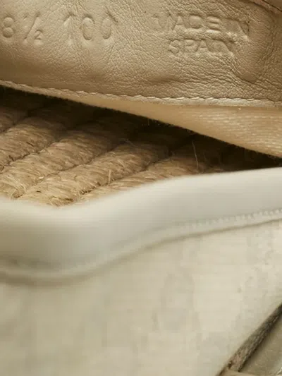 Pre-owned Gucci Gg-logo Flat-sole Espadrilles In Neutral