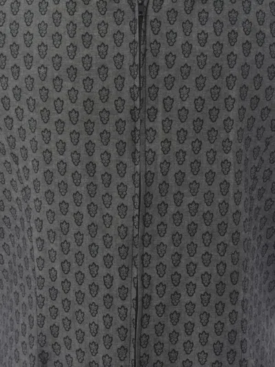 Pre-owned Souleiado Printed Mini Dress In Gray