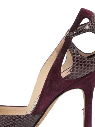 Pre-owned Jimmy Choo 1126610 Purple