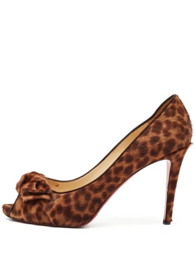 Pre-owned Christian Louboutin 1162097 Brown