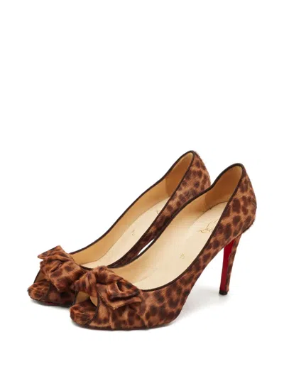 Pre-owned Christian Louboutin 1162097 Brown