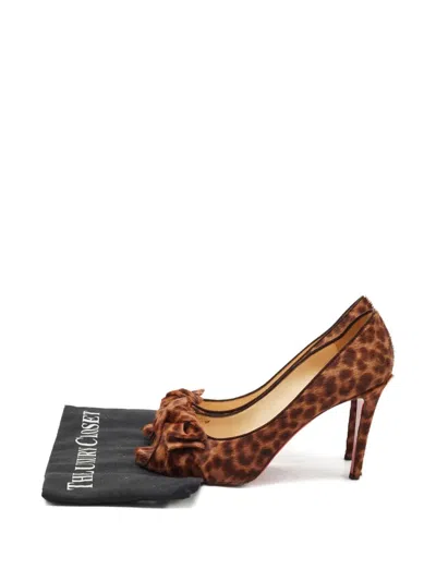Pre-owned Christian Louboutin 1162097 Brown