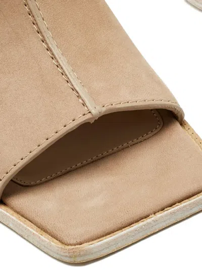 Pre-owned Jacquemus Suede Sandals In Neutral
