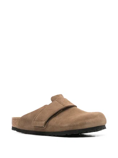 Birkenstock Loma Strap Mules In Brown