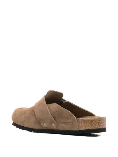Birkenstock Loma Strap Mules In Brown