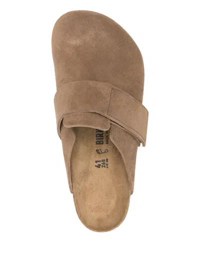 Birkenstock Loma Strap Mules In Brown