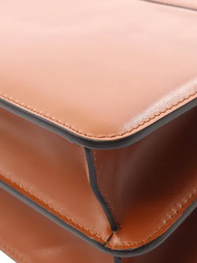 Pre-owned Fendi 2010-2025 Peekaboo Iseeu East West Bag Satchel In Brown