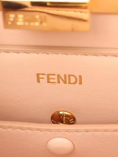 Pre-owned Fendi 2010-2025 Peekaboo Iseeu East West Bag Satchel In Brown