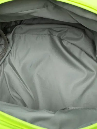 Pre-owned Chanel 2008-2009 Paris Biarritz Quilted Canvas Fluo Duffle Bag Travel Bag In Yellow