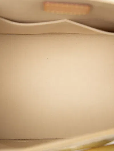 Pre-owned Louis Vuitton 2014 Monogram Vernis Alma Pm Handbag In Yellow