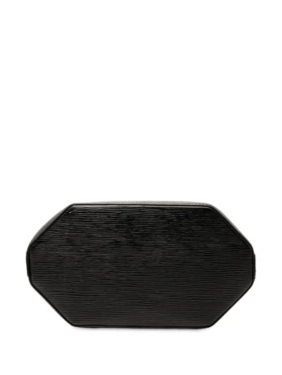 Pre-owned Louis Vuitton 1994 Epi Sac D Epaule Pm Bucket Bag In Black