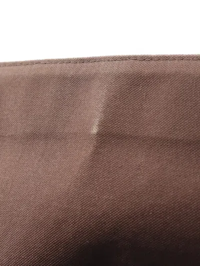 Pre-owned Louis Vuitton 2008 Damier Ebene Naviglio Crossbody Bag In Brown