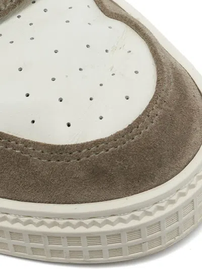 Pre-owned Off-white Out Of The Office Leather Suede Sneakers In White