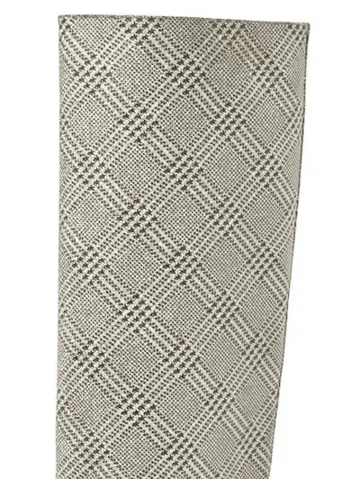 Pre-owned Jimmy Choo Glitter Pattern Boots In Gray