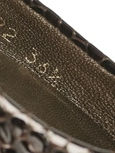 Pre-owned Stuart Weitzman 130mm Leather Heeled Pumps In Brown