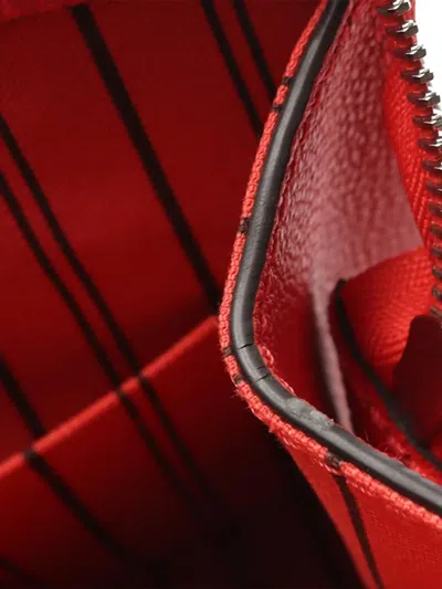 Pre-owned Louis Vuitton 2016 Monogram Empreinte Mini Pont Neuf Satchel In Red