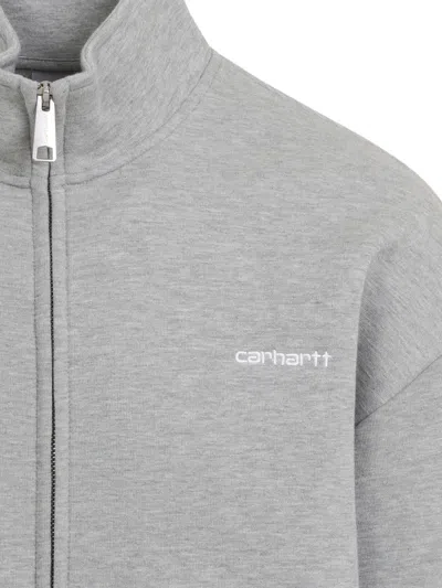 Carhartt Zip Sweater In Gray