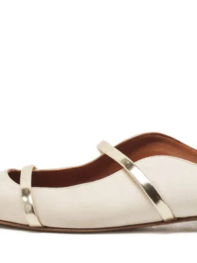 Pre-owned Malone Souliers Maureen Mules In Neutral