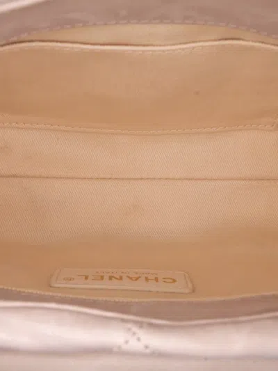 Pre-owned Chanel 2011 Small Aged Calfskin Chic Quilt Flap Shoulder Bag In Brown