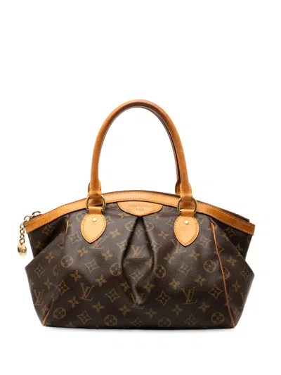 Pre-owned Louis Vuitton 2007 Monogram Tivoli Pm Handbag In Brown
