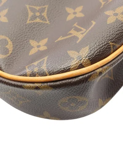 Pre-owned Louis Vuitton 2012 Monogram Odeon Pm Crossbody Bag In Brown