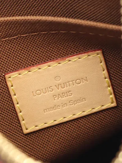 Pre-owned Louis Vuitton 2012 Monogram Odeon Pm Crossbody Bag In Brown