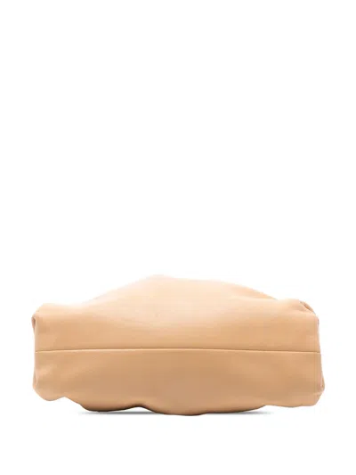 Pre-owned Bottega Veneta 2012-2025 Lambskin The Mini Pouch Crossbody Bag In Brown