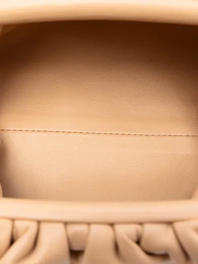 Pre-owned Bottega Veneta 2012-2025 Lambskin The Mini Pouch Crossbody Bag In Brown