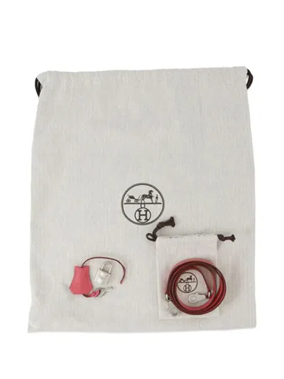 Pre-owned Hermes 2020 Chevre Mysore Kelly Ii Sellier 25 Satchel In Pink