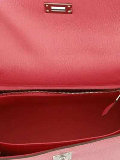 Pre-owned Hermes 2020 Chevre Mysore Kelly Ii Sellier 25 Satchel In Pink