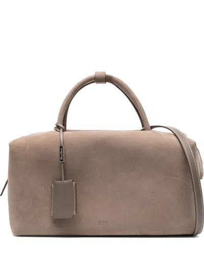 Max Mara Top-handle Tote Bag In Brown