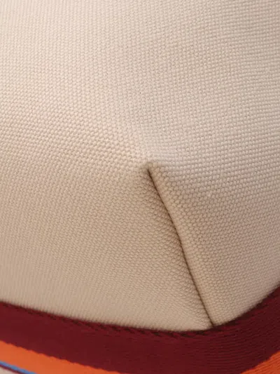 Pre-owned Hermes 2010-2025 Large Toile Bride A Brac Case Handbag In Brown