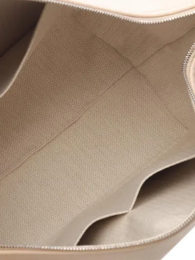 Pre-owned Hermes 2010-2025 Large Toile Bride A Brac Case Handbag In Brown