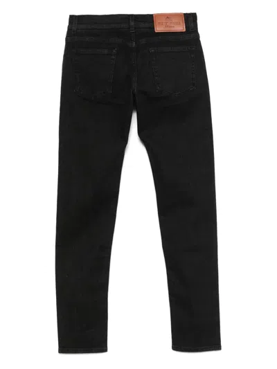 Etro Slim-cut Jeans In Black