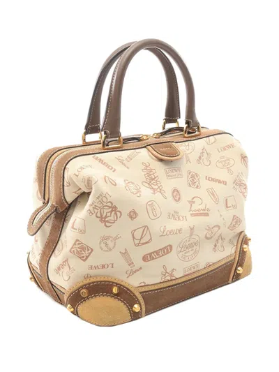Pre-owned Loewe 2010-2025 160th Anniversary Handbag In Brown