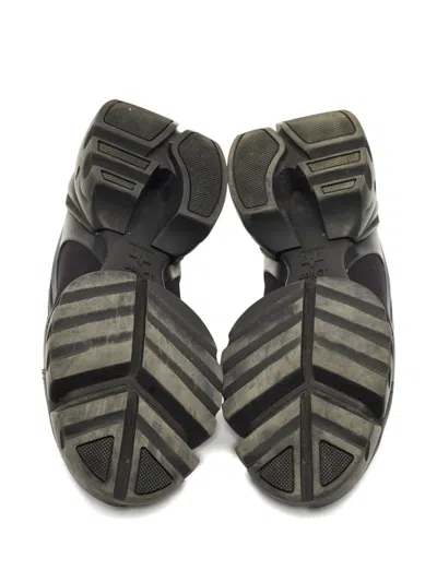 Pre-owned Dior Lace-up Sneakers In Black