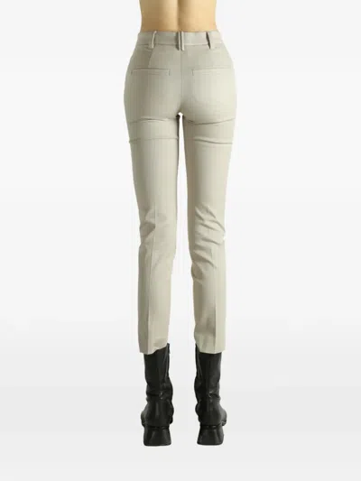 Brunello Cucinelli Button Sabbia Trousers In White