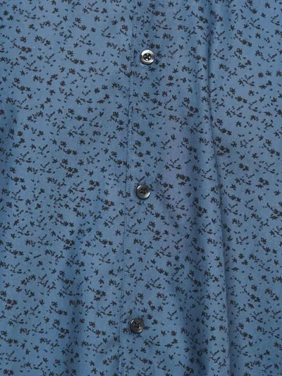Pre-owned Hugo Boss Erriko Printed Shirt In Blue