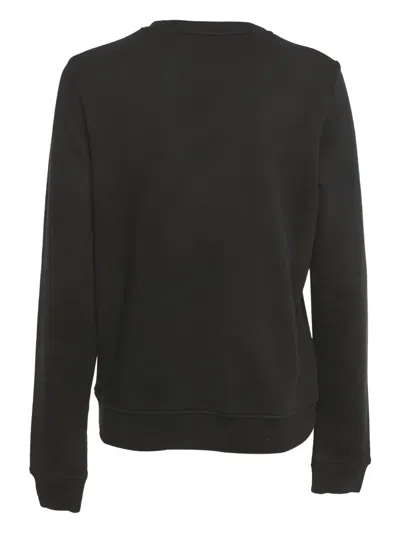 Pre-owned Just Cavalli Lion-embroidered Sweatshirt In Black