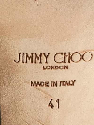 Pre-owned Jimmy Choo Fetto Slingback Pumps In Black